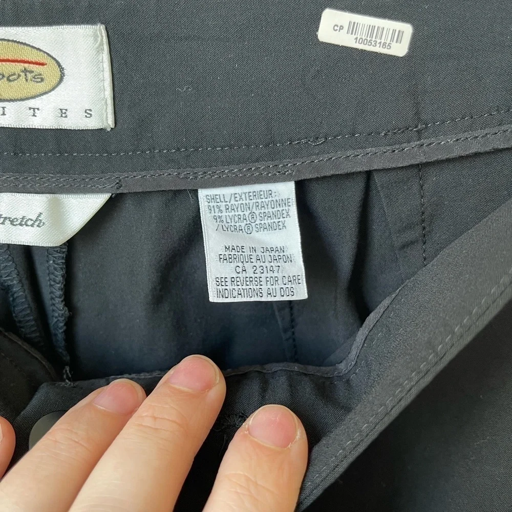 Talbots Black Petite Trousers Made In Japan Size 4 - Picture 7 of 11